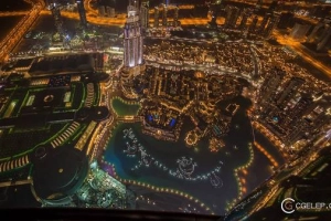Ngắm sự chuyển động của thành phố Dubai trong thời khắc chuyển ngày