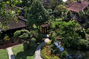 Ngôi chùa rợp bóng cây giữa đất võ Bình Định