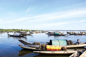 Nhẹ nhàng Chợ nổi trên phá Tam Giang