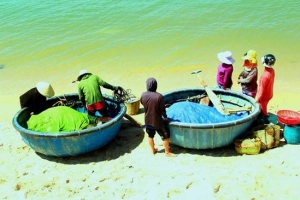 Nhộn nhịp làng chài vùng biển vắng Bình Thuận