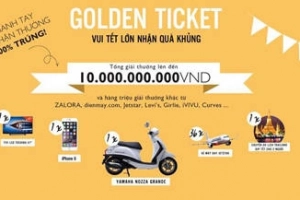 placevietnam.com tham gia chương trình Golden Ticket: &#8216;Vui Tết lớn, nhận quà khủng&#8217;