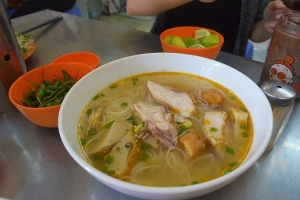Quán bún chả cá vị Đà Nẵng ở Sài Gòn