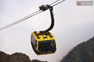 Quang cảnh tuyệt đẹp khi trải nghiệm tuyến cáp treo Fansipan