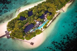 Resort biệt lập hơn 45.000 USD một đêm ở Maldives