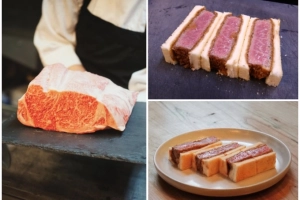 Sandwich bò Wagyu Nhật Bản - đồ ăn nhanh giá nhà hàng Michelin
