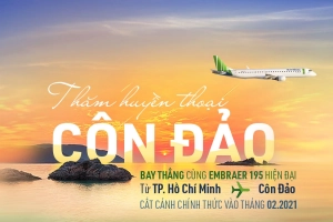 Siêu hot Bamboo Airways chính thức mở bán vé chặng Sài Gòn - Côn Đảo