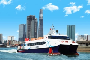Tàu cao tốc Sài Gòn - Cần Giờ - Vũng Tàu - Bến Tre chạy trước Tết
