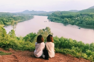 Thu trọn hoàng hôn xứ Huế tuyệt đẹp từ đồi Vọng Cảnh