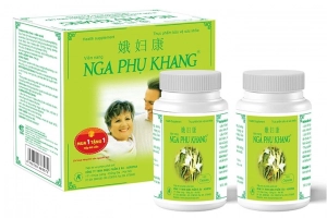 Thực phẩm bảo vệ sức khỏe Nga Phụ Khang hỗ trợ giảm sự tiến triển của u xơ tử cung, u nang buồng trứng