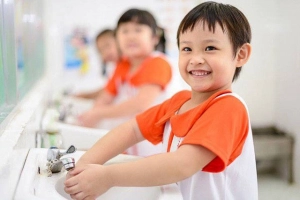 Trẻ em, vi trùng và rửa tay
