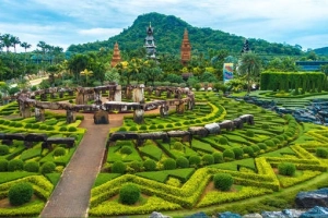 Vẻ đẹp vườn thực vật Nong Nooch ở Thái Lan