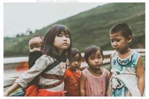 Vẻ hồn nhiên của trẻ em Tây Bắc