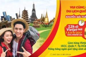 Vietjet bán 700.000 vé 0 đồng bay trong nước và quốc tế trong ba ngày