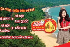 Vietjet mở bán 1 triệu vé 0 đồng bay nội địa chỉ trong ba ngày