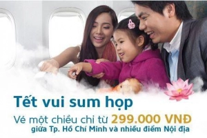 Vietnam Airlines bán vé máy bay Tết 2015 với giá đặc biệt