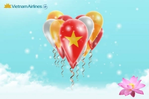 Vietnam Airlines giảm 20% giá vé kỷ niệm 71 năm Quốc Khánh