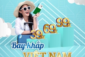 Vietnam Airlines ưu đãi &#8220;Bay An Toàn, Giá Hoàn Hảo&#8221; chỉ từ 39K/chiều