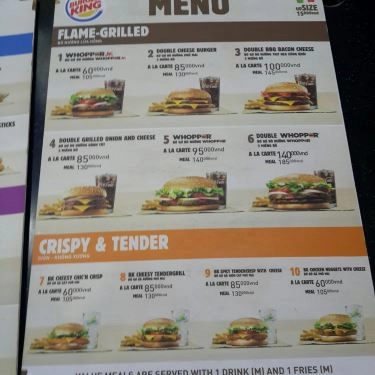 Nhà Hàng Burger King - Sân Bay Nội Bài