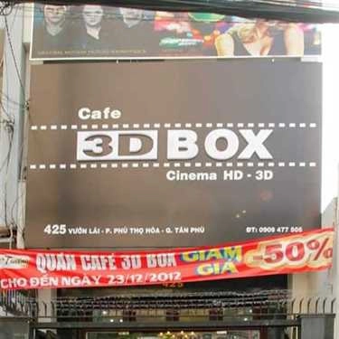 Tổng hợp- 3D Box Cinema Cafe - Vườn Lài