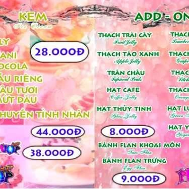 Thực đơn- Cafe Pump Tiệc Kem & Trà Sữa