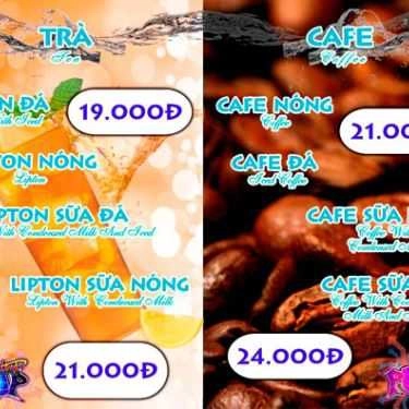 Thực đơn- Cafe Pump Tiệc Kem & Trà Sữa