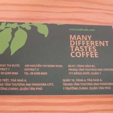 Tổng hợp- MDT - Many Different Tastes Coffee - Pandora City