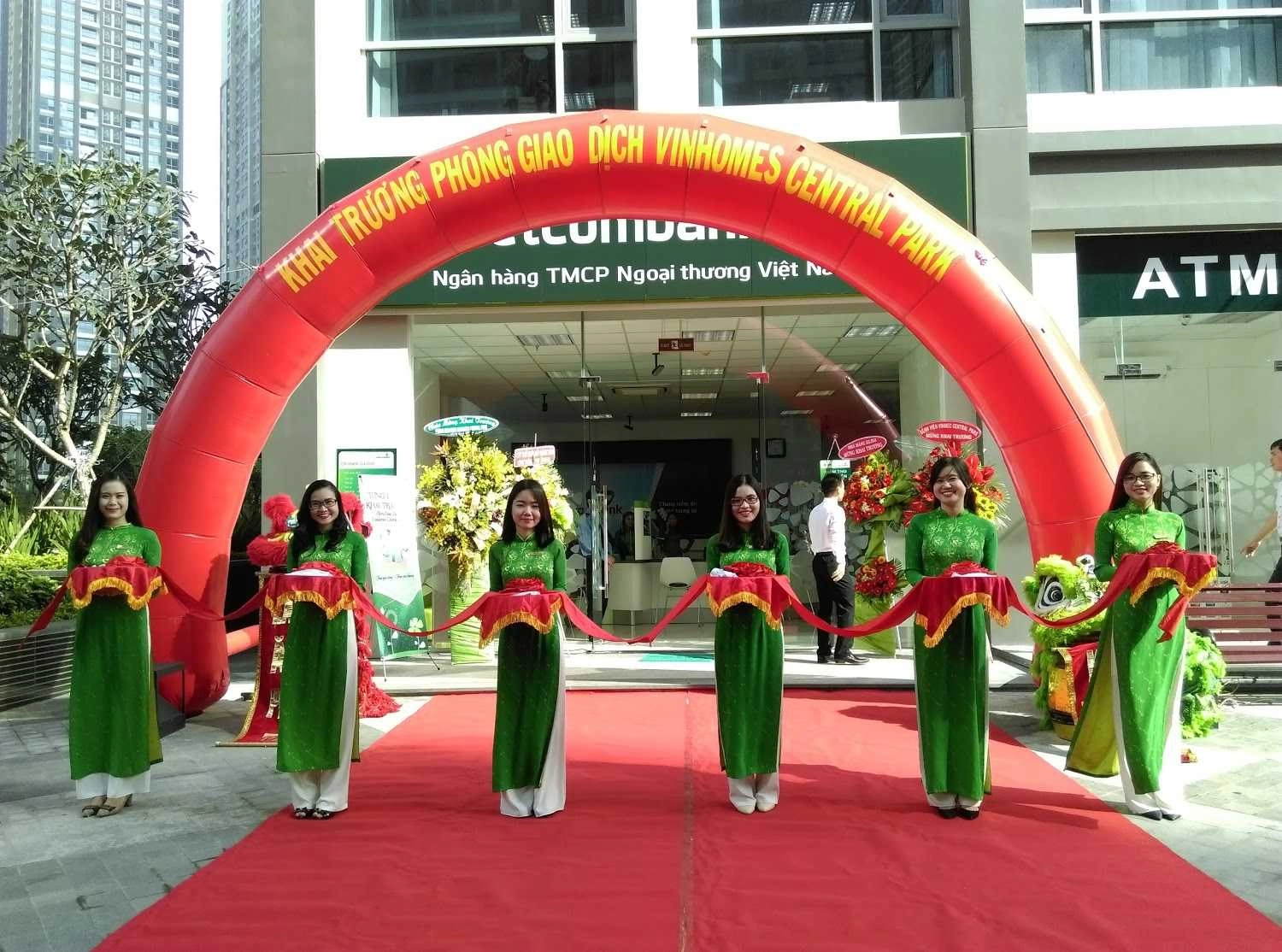 Không gian- Phòng giao dịch (PGD) Vietcombank Vinhomes Central Park