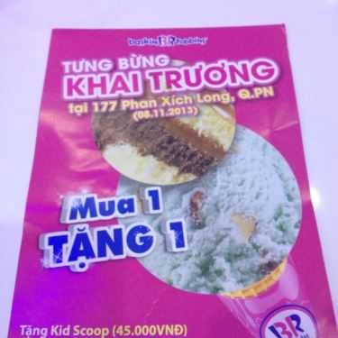 Tổng hợp- Cafe Kem Baskin Robbins - Phan Xích Long