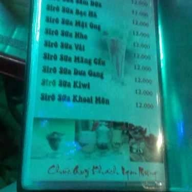 Thực đơn- Ăn vặt Bé Heo - Kem Tươi & Trà Sữa