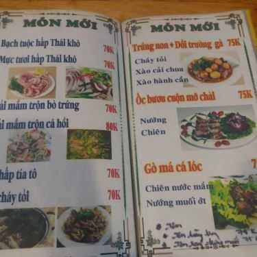 Thực đơn- Quán Nhậu Bia Sệt 123 Dzô