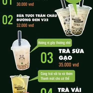 Thực đơn- Ăn vặt 1990 Fresh Milk Tea