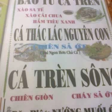 Thực đơn- Quán Nhậu 2 Cây Bàng Quán - Món Nhậu Bình Dân