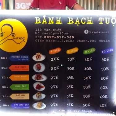 Thực đơn- Ăn vặt Takoyaki Hatachi - Vạn Kiếp