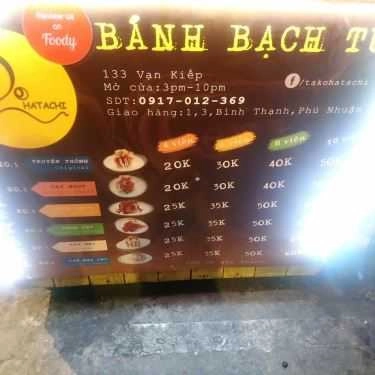 Thực đơn- Ăn vặt Takoyaki Hatachi - Vạn Kiếp