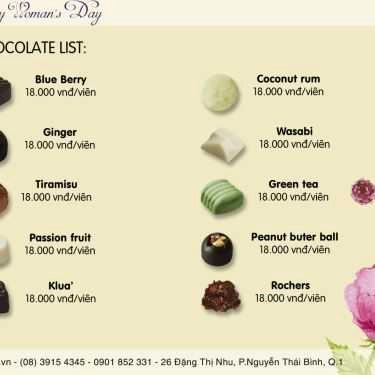 Món ăn- Tiệm Bánh Elenoir Chocolate - Hoa Lan