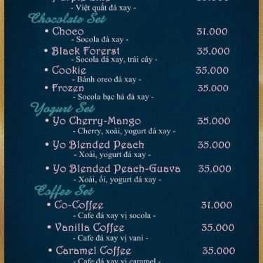 Thực đơn- 3Tê Coffee - Hòa Bình