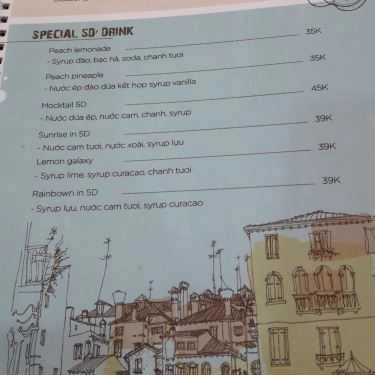 Thực đơn- 5D' Box Cafe