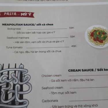 Thực đơn- 5D' Box Cafe