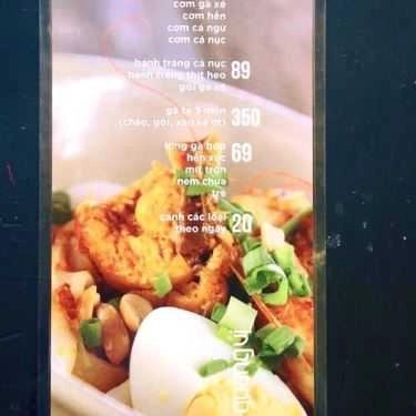 Thực đơn- Quán Nhậu Quán 5Ku Station - Pasteur