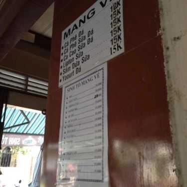 Thực đơn- 69 Cafe - Đường D2