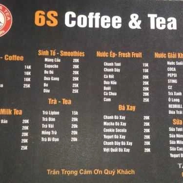 Thực đơn- 6S - Coffee & Tea