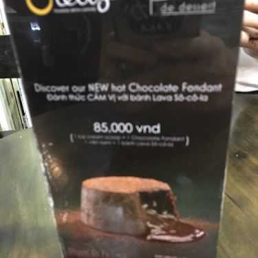 Thực đơn- 8IELTS Cafe