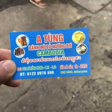 Tổng hợp- Ăn vặt A Tùng - Bánh Mì Bò Nướng Bơ Cambodia - Lê Hồng Phong