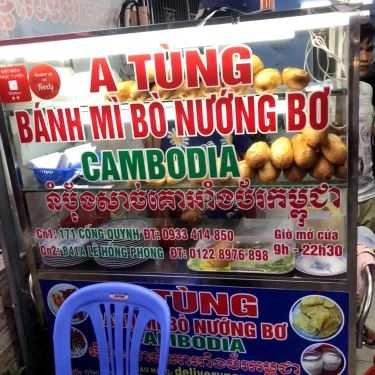 Tổng hợp- Ăn vặt A Tùng - Bánh Mì Bò Nướng Bơ Cambodia - Lê Hồng Phong