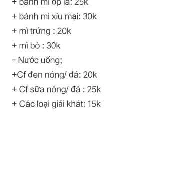Tổng hợp- ABC - Cafe & Điểm Tâm