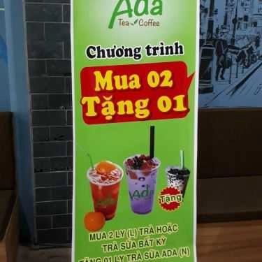 Thực đơn- Ada Tea & Coffee