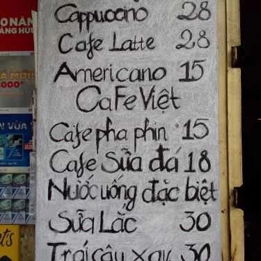 Thực đơn- AJ Coffee