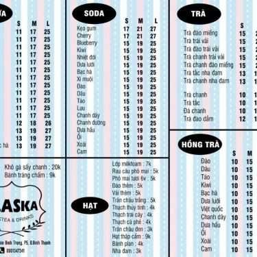 Tổng hợp- Cafe Alaska Milk Tea & Drink