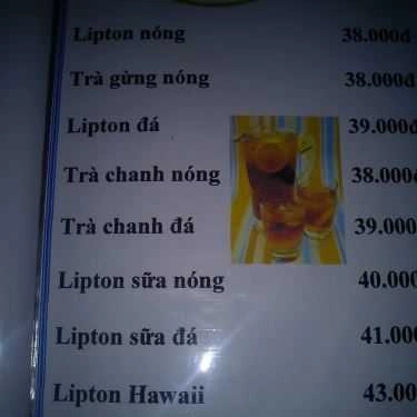 Thực đơn- Chưa Đặt Tên Cafe