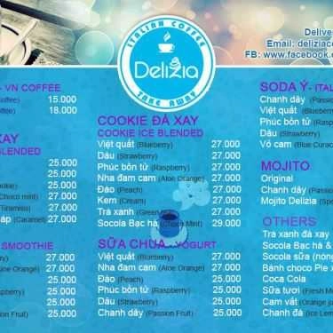 Thực đơn- Delizia Coffee